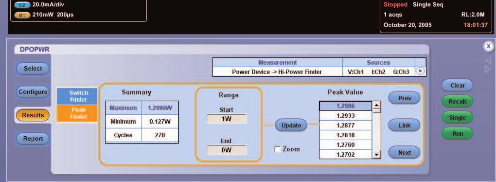 Figure 5 shows that power loss at switching also changes during the load change.