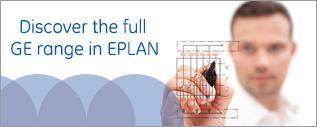 EPLAN The full range in distribution, protection and control products available in EPLAN GE Industrial Solutions is part of EPLAN data portal. GE has integrated more than 13.