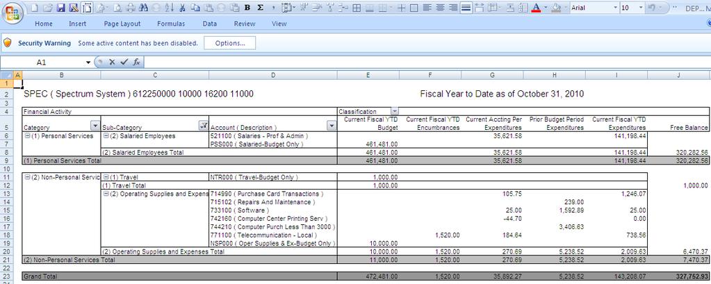 Enabling Macros using Excel Version 2007 18.