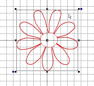 for minor adjustments if needed by repeating Step 4. 6. Select the flower and fill with Fancy Fill stitch named Carved71 listed under the Properties field.