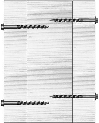 T WS Serrations 1/4 Beveled reamer Cut threads Self drilling point 4 min End of member Figure 1 Figure Figure 3 Figure 4 Figure 5 Figure 6 WS35 installed in ()