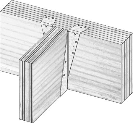 depth 60% of joist depth (Top flange support requirements can be verified in EWP Top Mount Hangers charts under the Web
