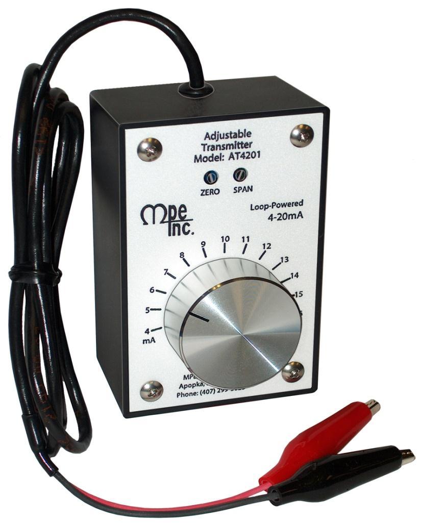 Loop Calibrator / Adjustable Transmitter Simulates a 4-20mA signal from field devices while testing