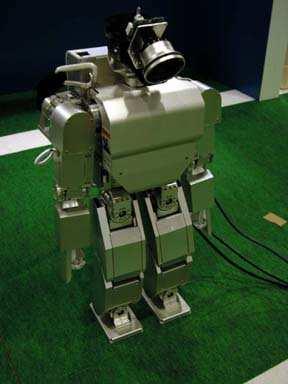 To approach to a kicking position, the robot should know the causal relationship between the walking parameters and the positional change of the objects in its image.