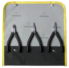 3-601-13 SPECIAL ESD ELECTRONIC PLIERS Box joint Double leaf spring Bright steel-polished With conductive black handguard 3-603-13 CUTTING PLIERS Cutting capacity mm Ø Length Finish Soft Hard mm