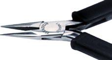 4-55 3-632-13 3-634-13 3-633-13 ROUND, FLAT AND SNIPE NOSE PLIERS Length article Finish mm inches g 3-631-13 Round nose pliers 120 4 3 /4 plain jaws 55 3-632-13 Flat nose pliers 120 4 3 /4 plain jaws