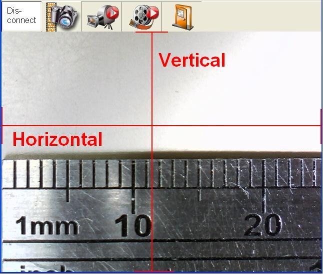 Fig.5-36 Horizontal and vertical measurement range (3) Calibrate contacted and