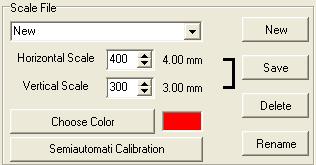 5-52 New scale name file dialog After creating new file, input vertical and horizontal s scale value shown in Fig.