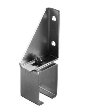 103010800 Double bracket for metal building Packaged with (2) lag bolts to fasten to header