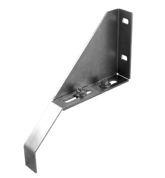 (complete box of 20 pcs will hang 40' track) BC12-201 - 102010112 Heavy duty triangle bracket only for double track or single runs for up to 4 ½" doors.