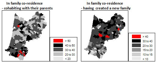 10 2-2) Analysis of cohabitation of the elderly in the cantons of Aquitaine, from complete census data Analyzing the