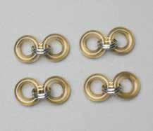Open all of the other rings. 1. Create 6 10 units (depending on your total desired length) that contain two large glass rings connected together by two large jump rings.