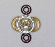 You ll need two for every glass ring unit you create in step 1 (b). 3. Lay an extra-large closed ring on top of the glass ring unit encircling the connector rings (c). 4.
