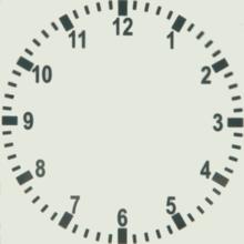 Read the time on the clock