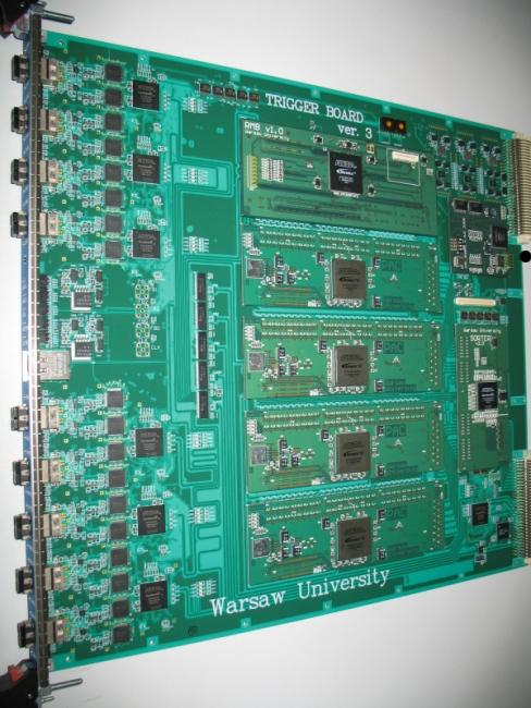 CMS RPC Trigger System Overview : Trigger Board TLK2501 De-serializer Altera FPGA Opto Sync.