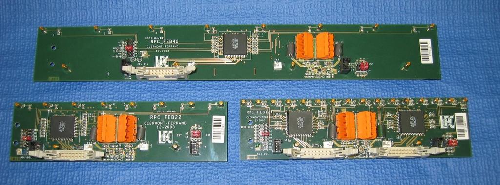 Trigger System - Electronics Front End Electronics 20992 front end channels A DUaL Threshold electronics (ADULT) 2800 FEE boards produced (including spares)