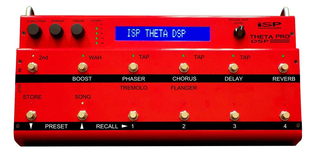 THETA PRO DSP THETA PRO DSPTM Fully programmable, with a DSP software implementation of the ISP Technologies Theta Preamp, provide the Theta Pro super high gain and zero aliasing typical in other