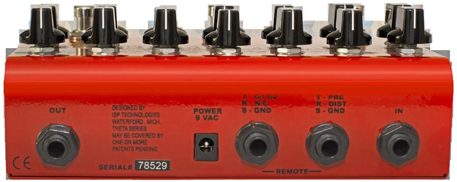 THETA PREAMP PEDAL -Pre-Distort Preamp usable for overdrive of Distortion circuit or for clean tone shaping / overdrive -Incredible tone shaping with Pre-Distort tone includes Bass, Mid Level, Mid