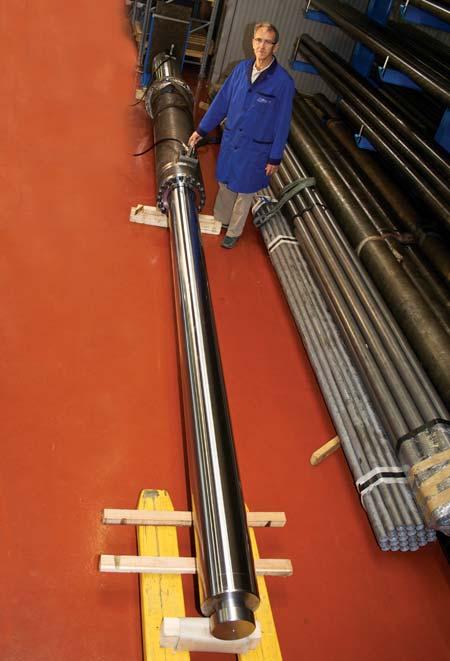 This enables us to perform fast, accurate and efficient treatment of hydraulic cylinders, even when faced with