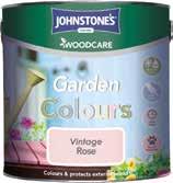 Johnstone s Woodcare Garden Colours weatherproof your wood, guard against rot and decay and is suitable for use on all types of