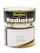 For exterior and interior use., 2.5L, 5L QUICK DRYING RADIATOR ENAMEL (White) Heat resistant, touch dry in 30 minutes, low odour. Also ideal for touching up fridges and white appliances.