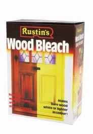 Wood Preparation WOOD DYE For use on bare wood prior to finishing with any of Rustin s wood finishes. Quick drying penetrating stain, does not raise the grain.