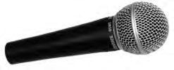 Model SM58 Dynamic Microphone Specification Sheet MODEL SM58 UNIDIRECTIONAL DYNAMIC MICROPHONE OVERVIEW FEATURES Frequency response tailored for vocals, with brightened midrange and bass rolloff