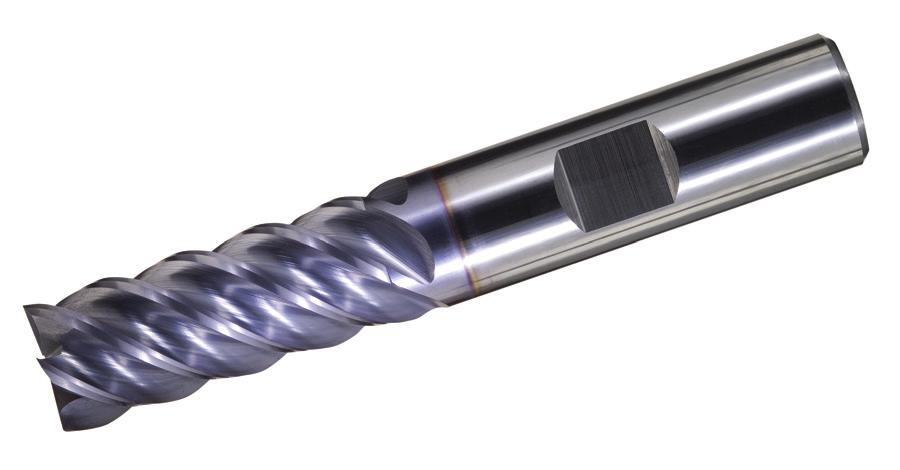 Series CEM-EMS-5 HIGH-PERFORMANCE END MILLS FOR STEEL M H CARBIDE Bright Applications Features 5 47 Square cutting diameter shank length overall no.
