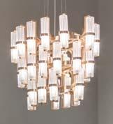 in FABRIC 3151 GG FC ETEREA Floor to 4 lights each element L 35 x P 18 x Ceiling fixture H 280 Main