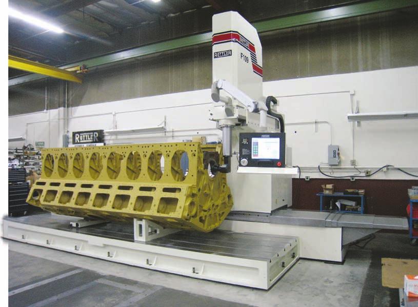 n Automated workhead tilting system for surfacing provides back clearance for superior surface finish.