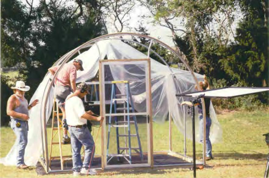 There are basically two ways to install the UV (Ultra Violet) resistant poly covering on your greenhouse.