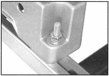 5. Locate machine mounts (G). The spring mounted handles should be positioned to the fence side of the tool.
