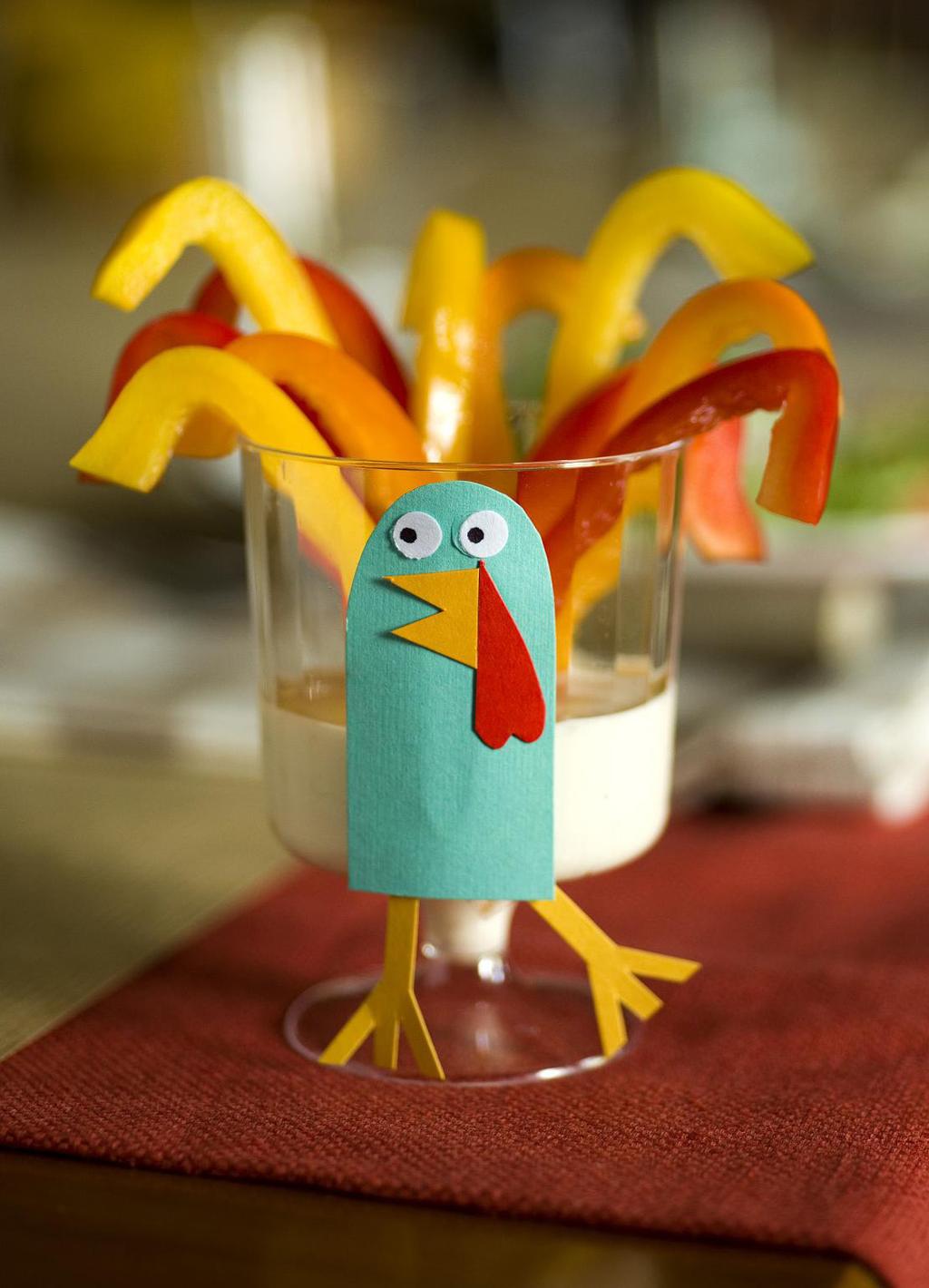 gobble me up Need a snack to tide the kids over until the big Thanksgiving feast? Here s a healthy option they can have fun making themselves.