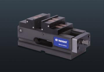 Syncroline Single and centring vice, also for 5-sided machining. Versatile application on all machines.