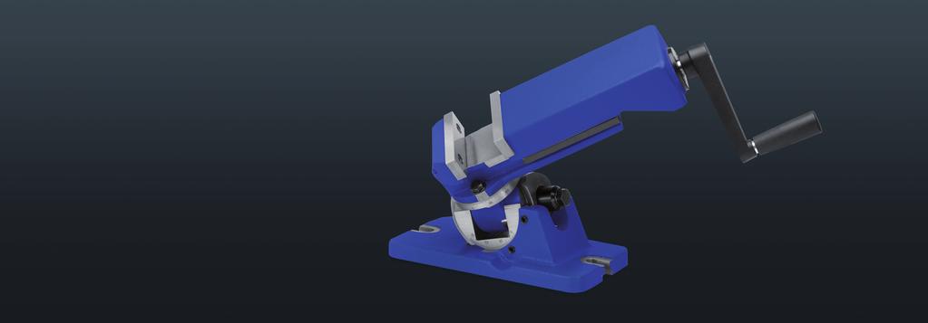 USS Universal pivoting vice Mechanical single vice for light machining and tool grinding. Universal rotation and pivoting in all axial directions.