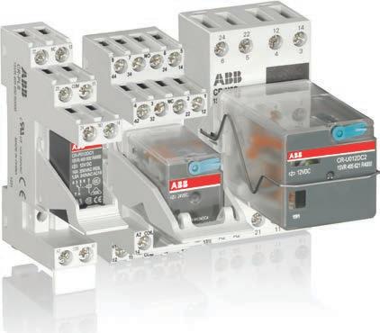 Pluggable interface relays Product group picture /3 ABB