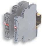 Interface relays R600 range Benefits and advantages Characteristics Standard range available with screw or spring-type terminals 8 different rated control supply voltages: DC versions: V, 12 V, 24 V