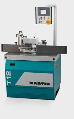 Rebating, chamfering and profiling plastics: The MARTIN spindle moulders Setting-up a tilting arbor spindle moulder with repeatable accuracy can be a major challenge.