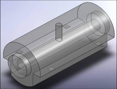 Reference Cavity Reference cavity: Notched cylindrical cavity L=10cm, D=5cm Mirrors: flat - concave cavity, concave mirror: R=50cm F=246,000 Supporting points: optimized using finite