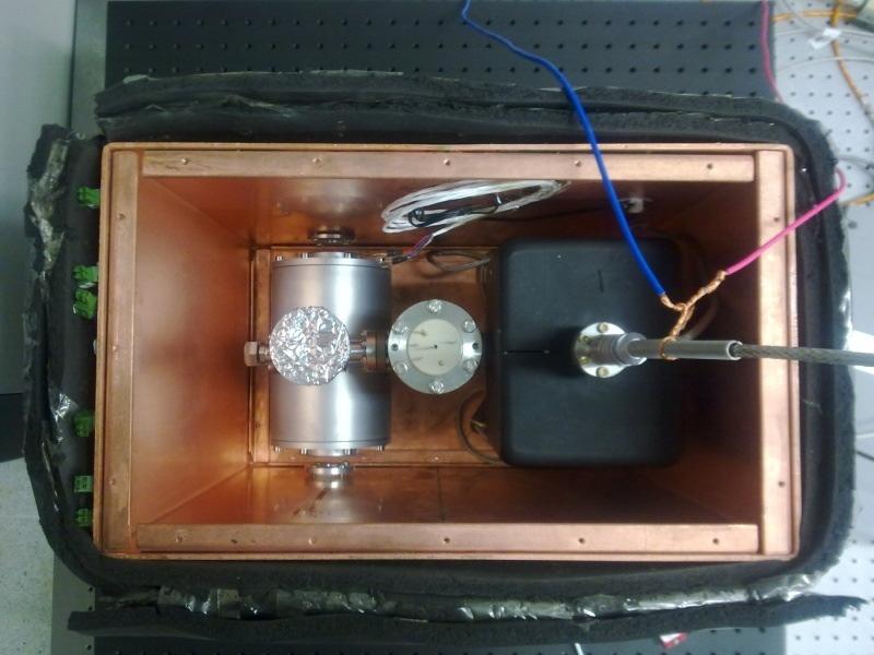 Temperature Control System The whole vacuum system are shielded by a copper case.