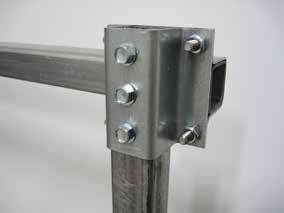 Secure bracket in place using