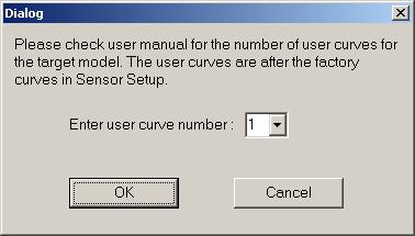 Cryo-con Utility Software The sensor curve may be viewed as a graph by clicking the Display Curve button.