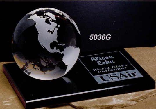 50 3-1/8" Crystal Galaxy Globe Award (Blank) 3-1/8", Galaxy, World, Round, Circle, Flat Bottom, Latitude