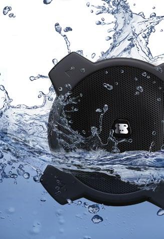 WATERPROOF WIRELESS SPEAKER EVOLVED Bluetooth Wireless Stream from phones and tablets with Bluetooth quality, simplicity, and convenience. Drop the Bass Big sound from 2.