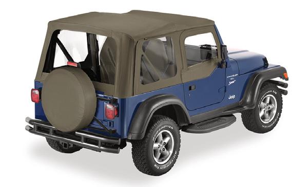Installation Instructions Fabric Replacement Top Upper Door Skins Not Included Vehicle Application Jeep Wrangler TJ 1997 and 2002 Clear Glass Windows Part Number: 51127 Jeep Wrangler TJ 1997 and 2002