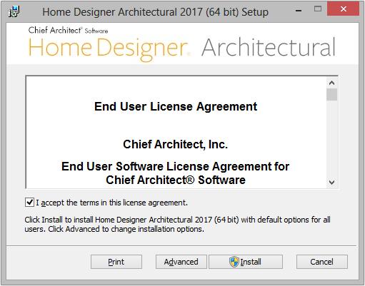 Home Designer Architectural 2017 User s Guide 2. If you have installed the program before, this window will display, allowing you to reinstall or uninstall the program.