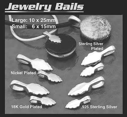 Jewelry Findings Small Earring Bails (24) #132265 $29.95 Small Earring Bails (6) #132265-6 $7.