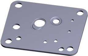 252 2. Valve Plate Presentation Fig. 1 presents a valve plate made of steel St20, dimensions 56 60 2.1 mm 3. Low hardness of 117 to 170 HV is typical for a steel valve plate.