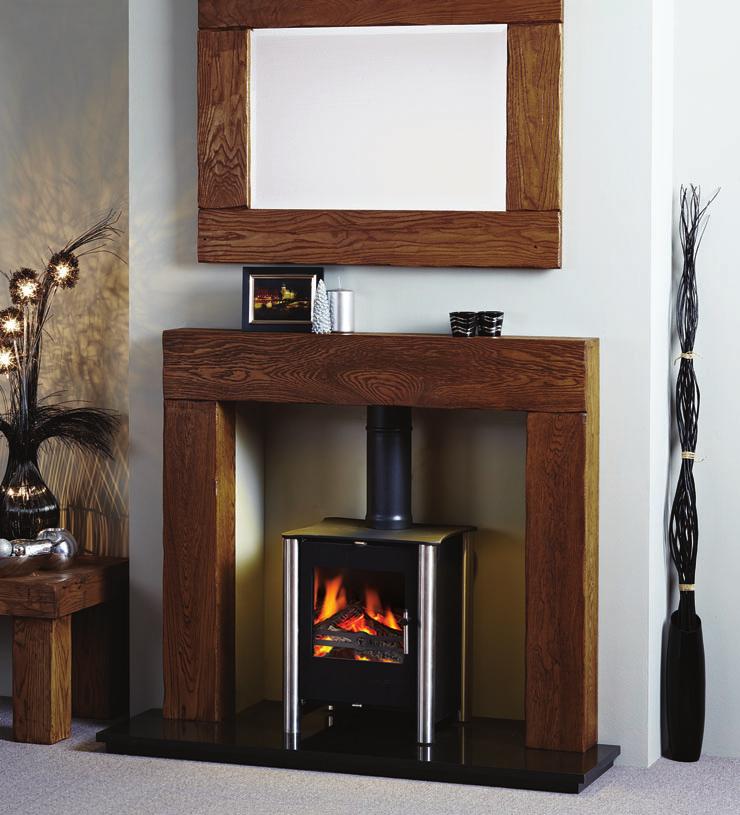 Woodstock with matching Beam Mirror Aged Oak in a Light/Medium