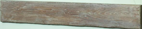 Rustic Oak in a Medium Finish 7 x 4 Mini Fascia Beam Aged Oak in a Medium/Dark Finish Fascia Panel Hollow